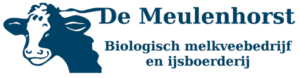 Logo van biologisch melkveebedrijf en ijsboerderij De Meulenhorst